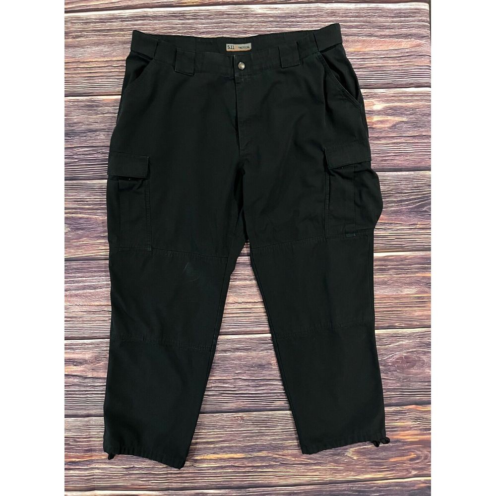 5.11 Tactical Taclite Pro Pants Mens 2XL Black Regular Fit Cargo Pocket Outdoor